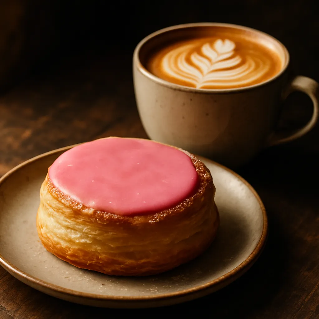 Roze koek
