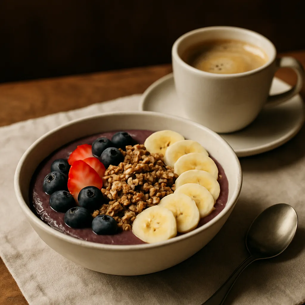 Acai granola bowl