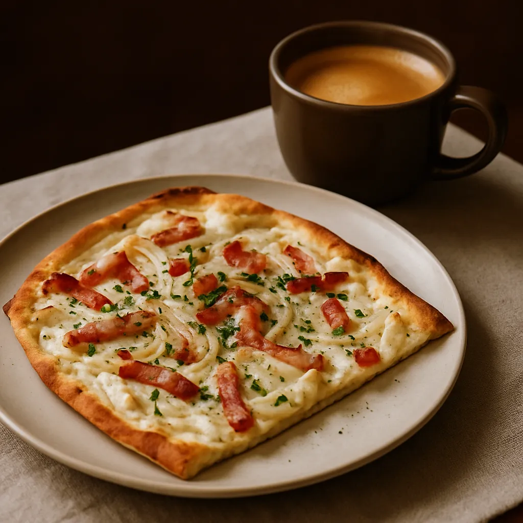 Flammkuchen lunch