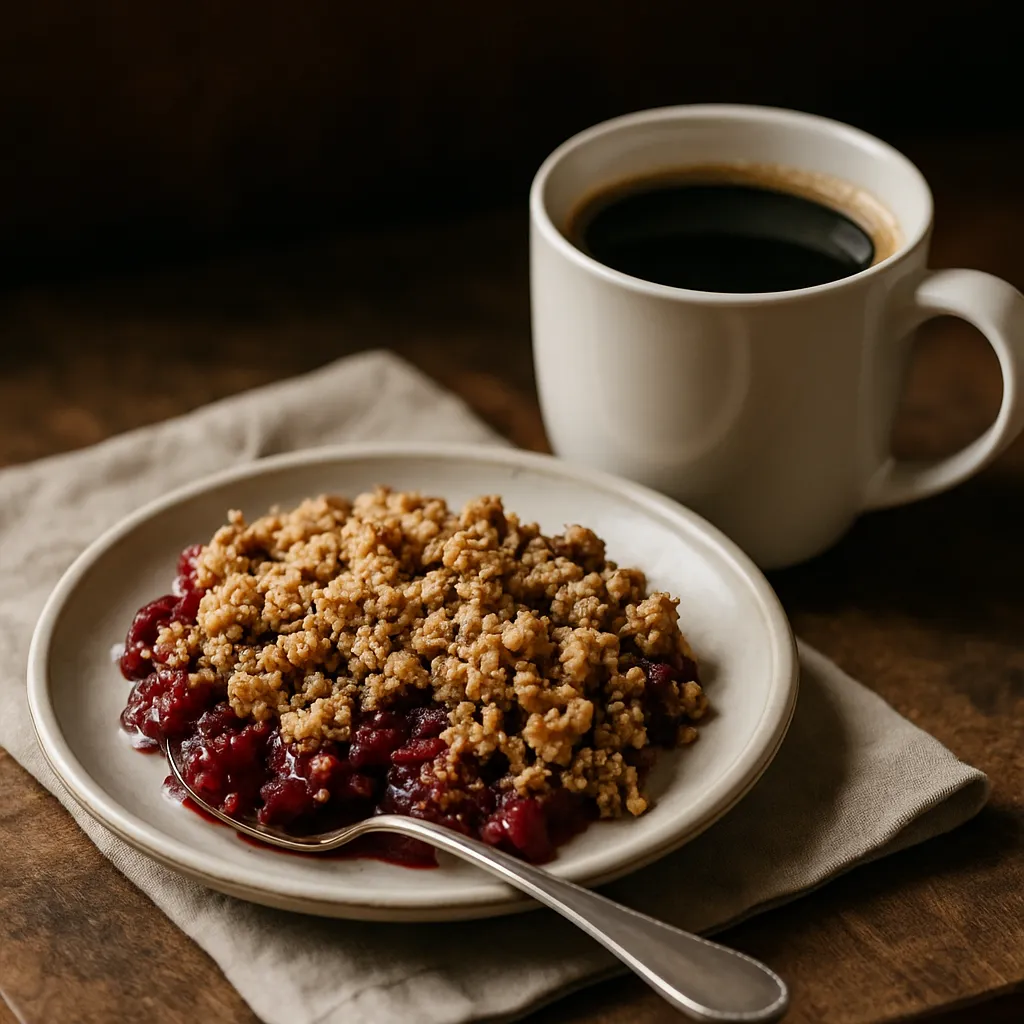 Fruit crumble