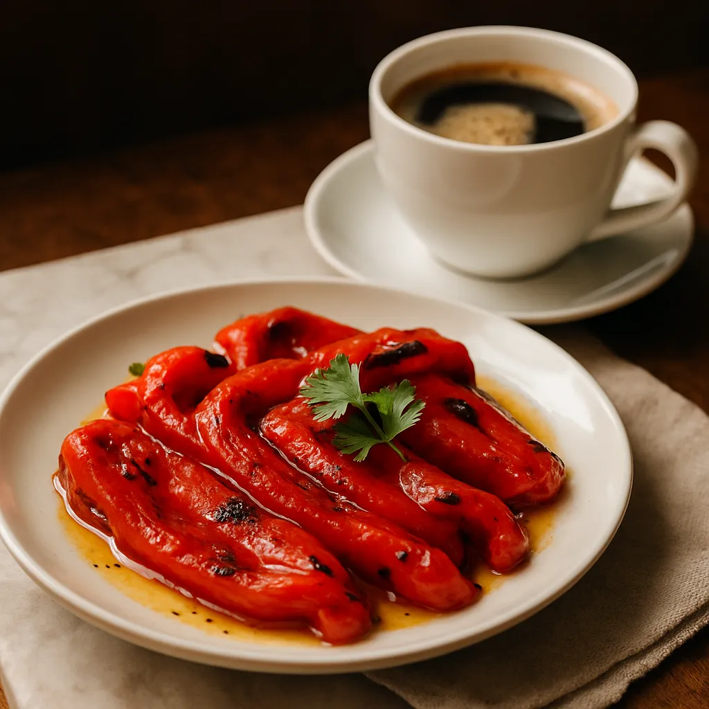 Gegrilde paprika