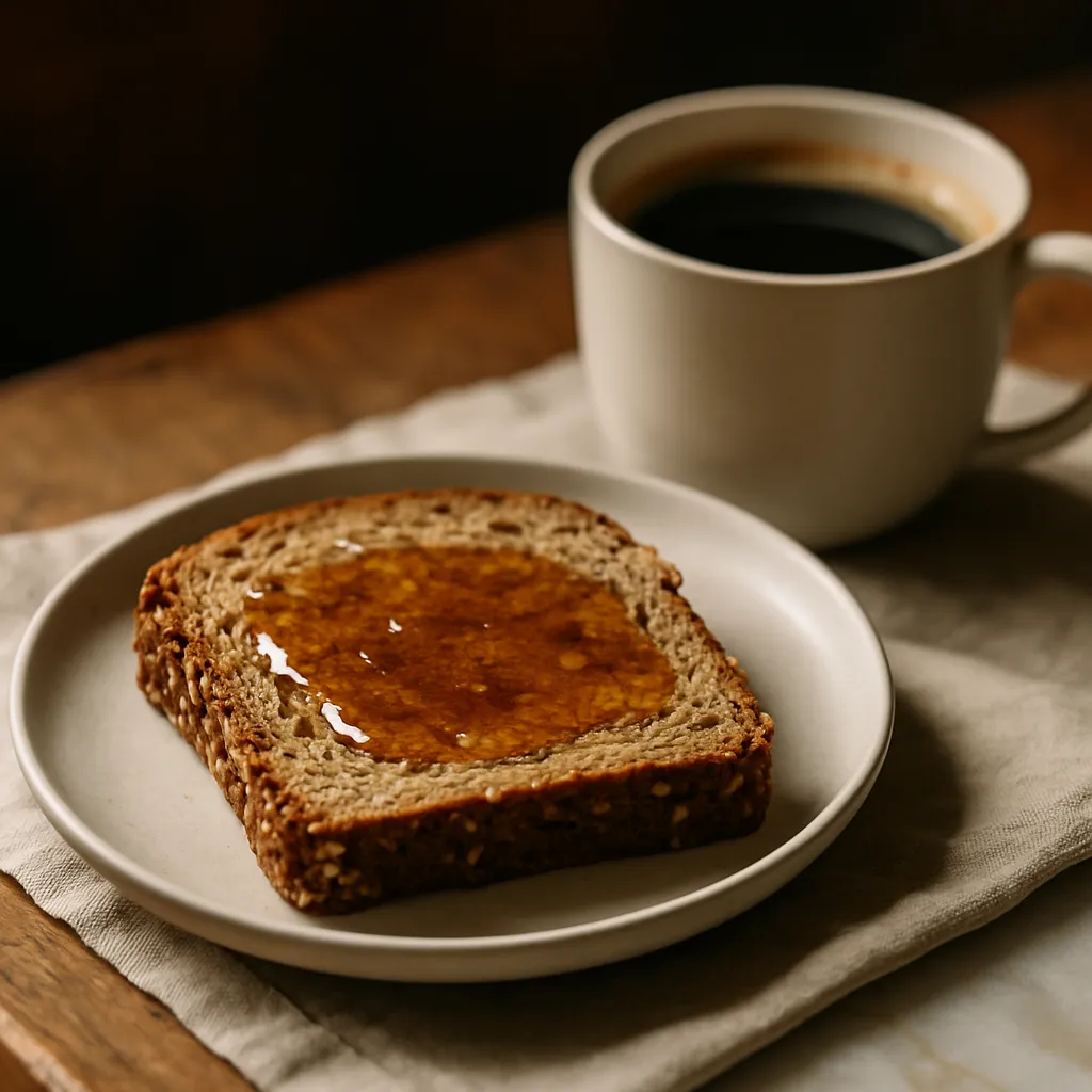 Speltbrood met honing