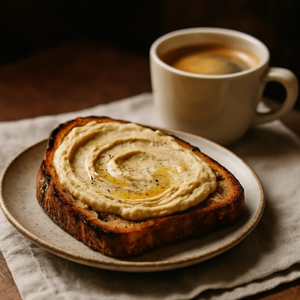 Toast met hummus