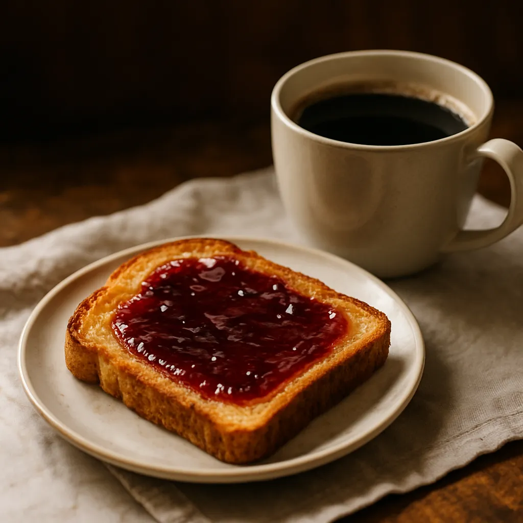 Toast met jam