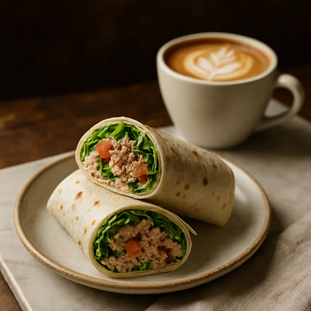Wrap met tonijn