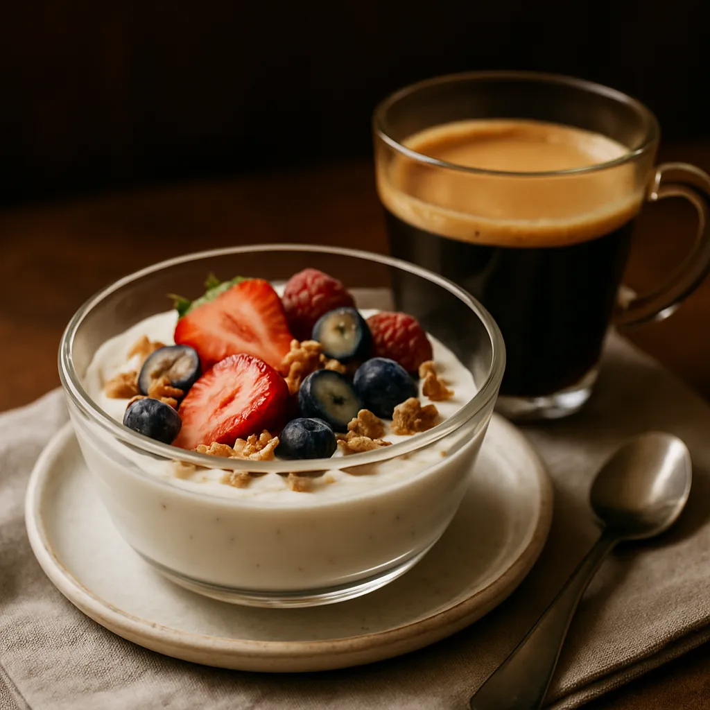 Yoghurt met fruit