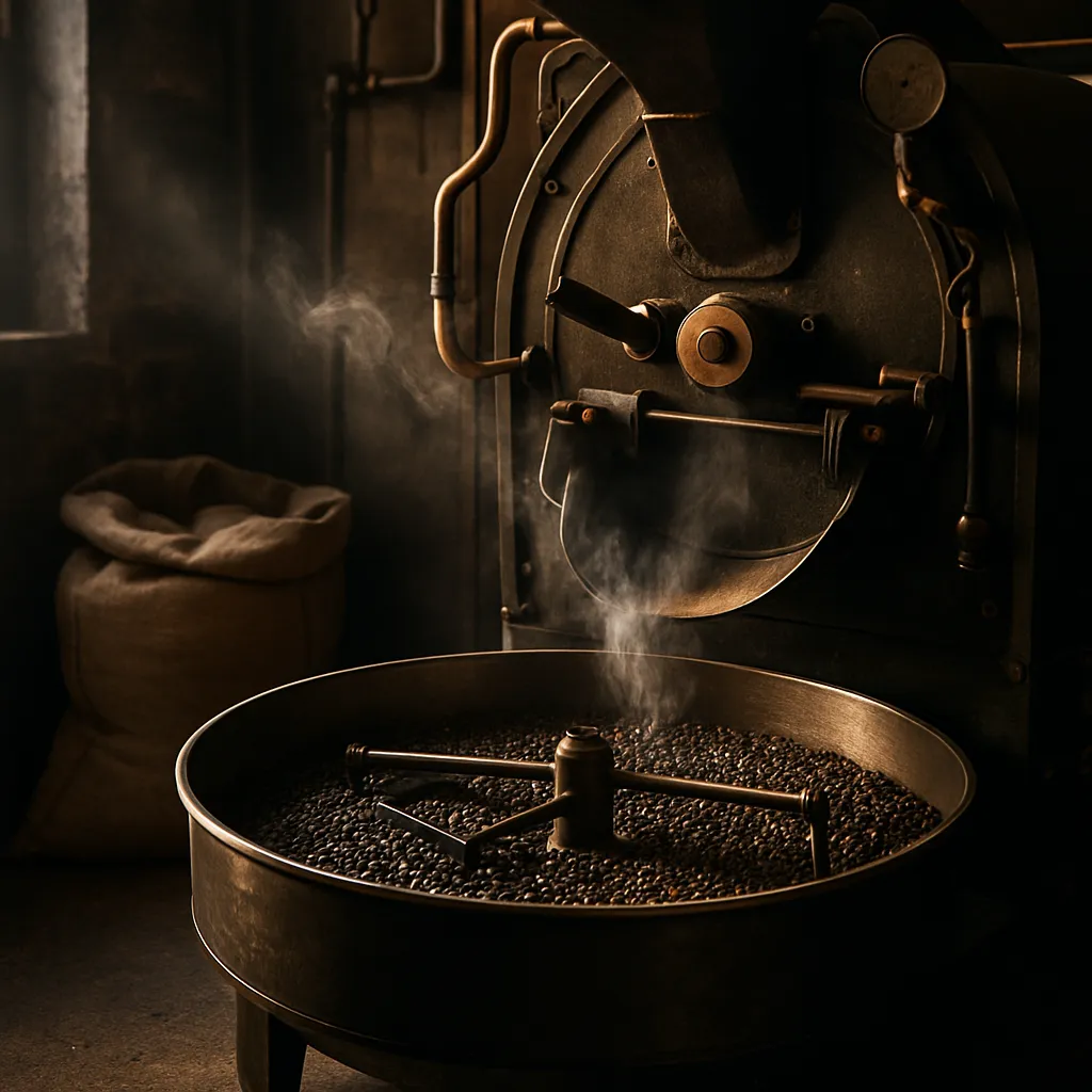 De koffiebranderij